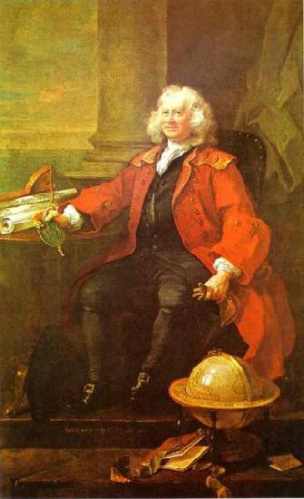 William Hogarth Portrait of Captain Thomas Coram oil painting image